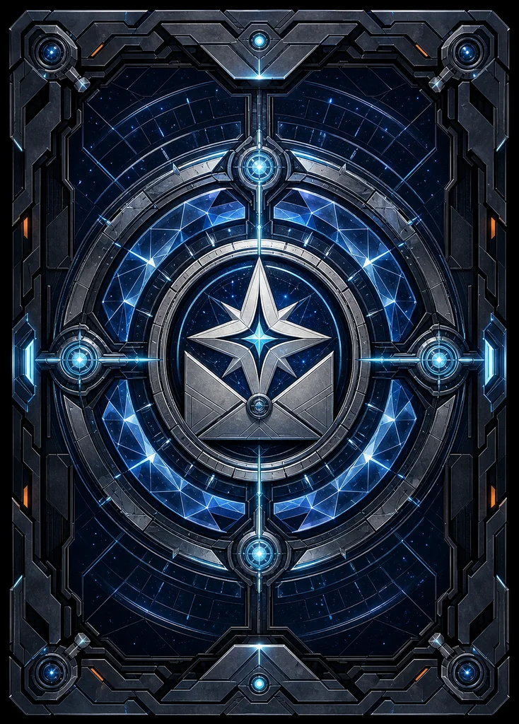 legendary Cosmic Post card back